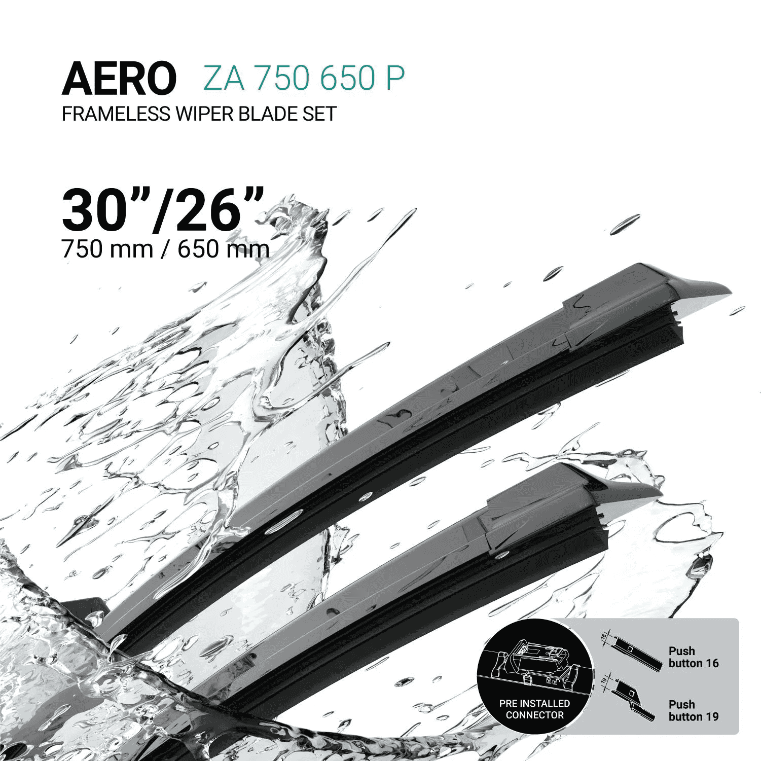 FRAMELESS WIPER BLADE, SET